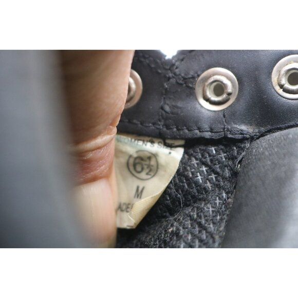 X Element Women's Black Advanced Lace-Up Motorcycle Boots-Leather-6.5M-Biker - Picture 12 of 13